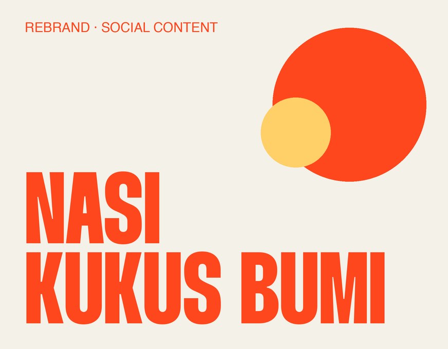 Nasi Kukus Bumi: Rebrand & Social Content project by Easify