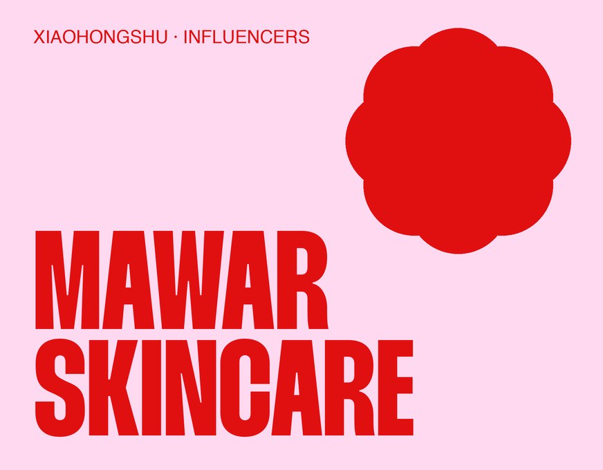 Mawar Skincare: Xiaohongshu & Influencers project by Easify